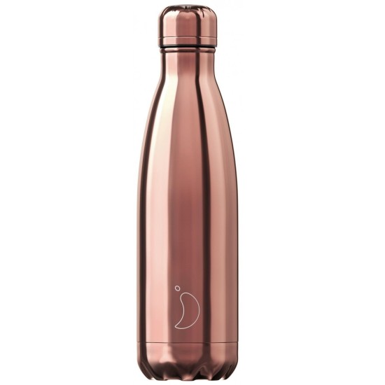 Chilly`s Rose-Gold Μπουκάλι Θερμός 0.5lt